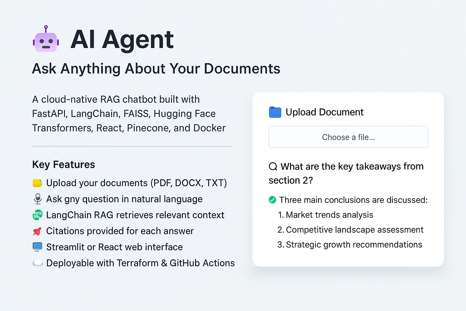 AI Document Assistant - Cloud & AI-Powered Chatbot