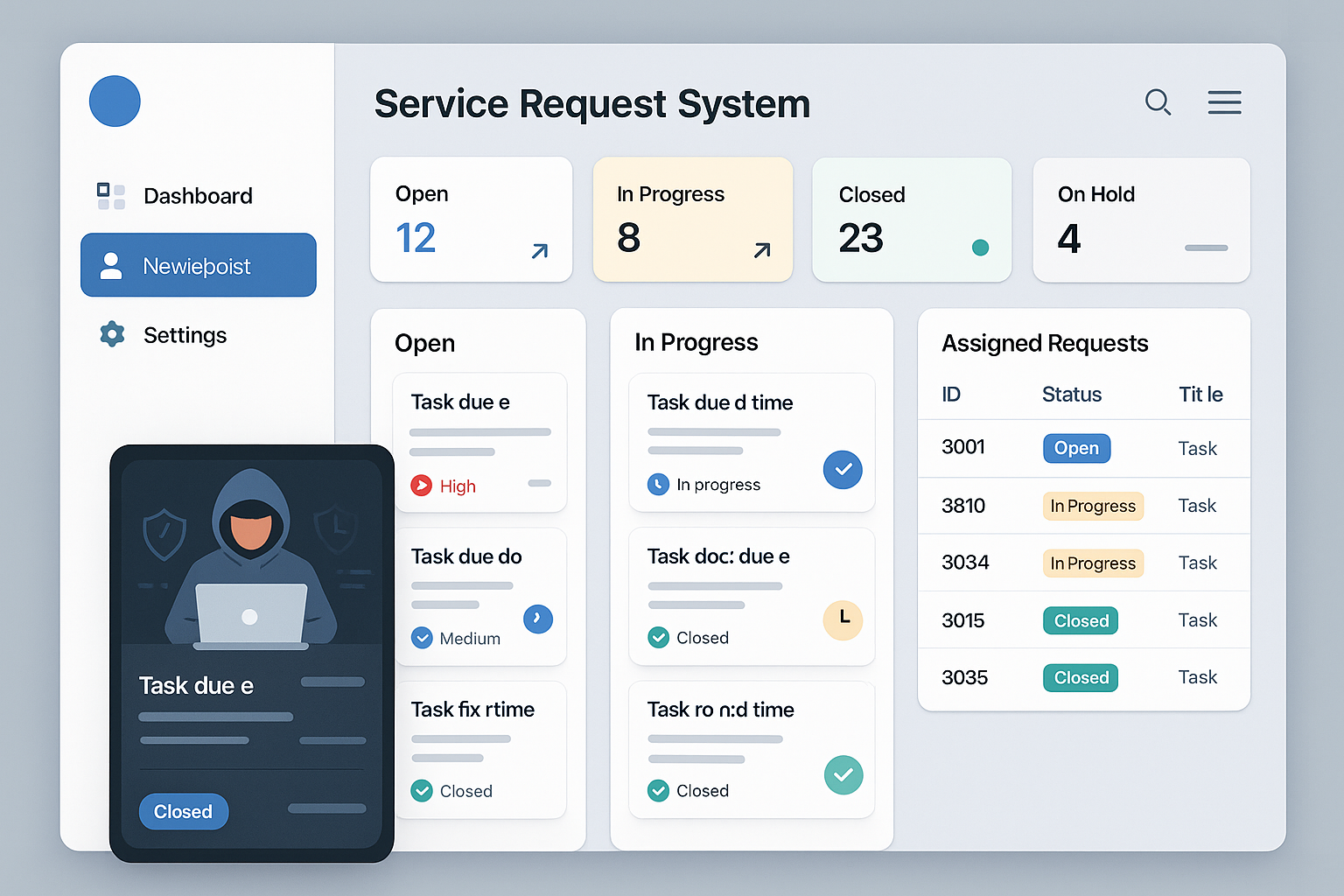 Service Request System (SRS) - Android App